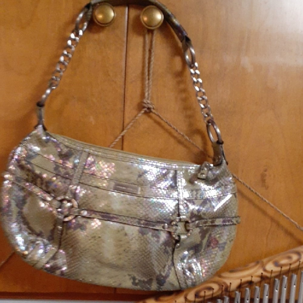 Adrienne  vittadeni  snake print shoulder bag   brand new!